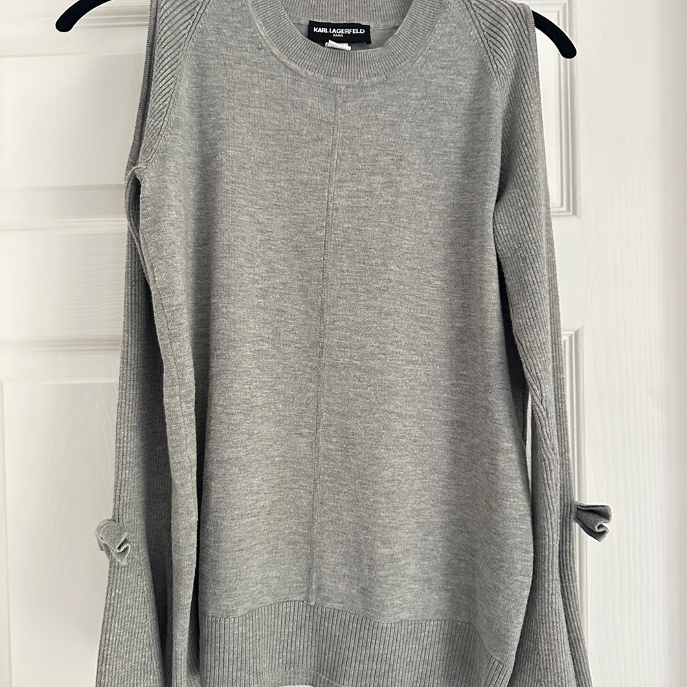 Karl Lagerfeld Women's Grey Sweater